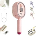 thumbnail image 1 of 2026 Upgrade Electric Steam Brush, Hair-Rechargeable Steam Hair Straightener, Detangling Steam Brush For Short Hair, Reduce Frizz, Anti-Static, 1 of 8