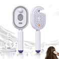 thumbnail image 1 of 2026 Upgrade Electric Steam Brush, Rechargeable Hot Steam Hair Brush with Detangling Comb, Anti Static Frizz Control for Smoothing Styling Purple, 1 of 7