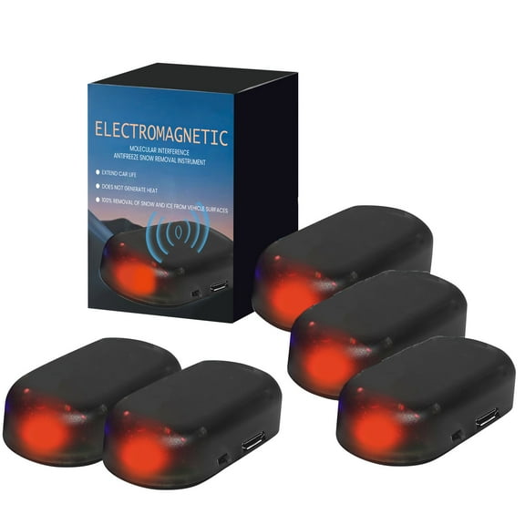 2026 Upgrade Electromagnetic Car Interference Antifreeze Instrument, Rechargeable Anti-Freeze Snow Removal Device, Windshield De-Icer & Ice Scraper Alternative, Easy Adhesive Mount