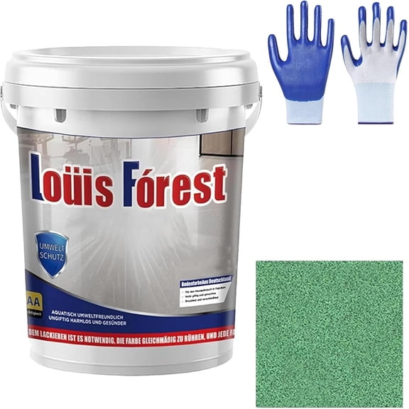 2026 Upgrade Epoxy Colored Sand Floor Paint — Self Leveling & Fast Drying, High-gloss Marble Effect Coating, Garage Floors Painting