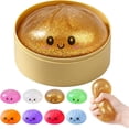 thumbnail image 1 of 2026 Upgrade Glitter Dumpling - Dumpling Squishy Glitter, Dumplings Stress Ball for Playing, Party, Alone (Golden), 1 of 11