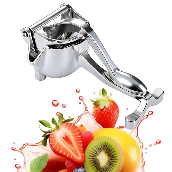 2026 Upgrade Heavy Duty Manual Fruit Juicer Press, Stainless Steel Manual Fresh Fruit Juice Extractor, Portable Hand Press Citrus Squeezer, Compact Heavy Duty Handheld Squeezer for Lemons Oranges