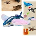 thumbnail image 1 of 2026 Upgrade Interactive Chirping Bird Cat Toy with Flapping Wings Realistic Sounds Rechargeable Simulation Bird Toy for Indoor Cat Exercise and Hunting(Silver), 1 of 7