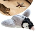 thumbnail image 1 of 2026 Upgrade Interactive Chirping Bird Cat Toy,Flapping Wingss with Realistic Sounds,Simulated Chirping Bird Cat Toy for Indoor Play and Exercise(Light Gray), 1 of 7