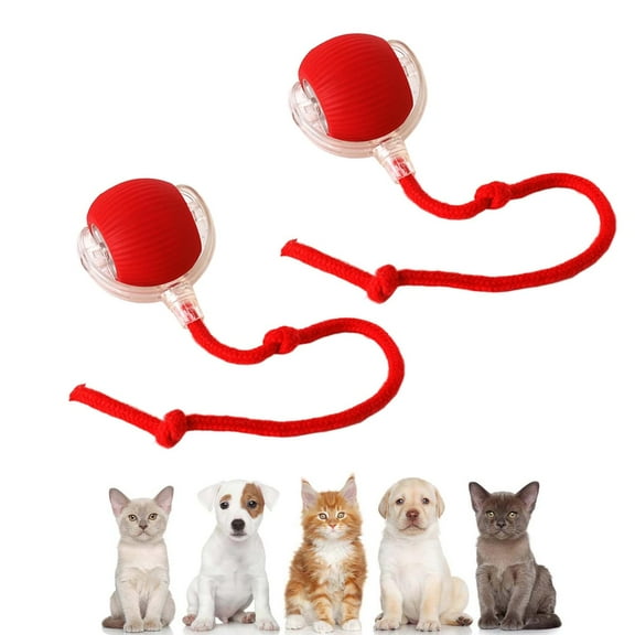 2026 Upgrade Pouncepal Cat Toy USB Charge, 360° Smart Automatic Rolling Three Modes, Fast Charging and Long Lasting, Adaptable to All Cats