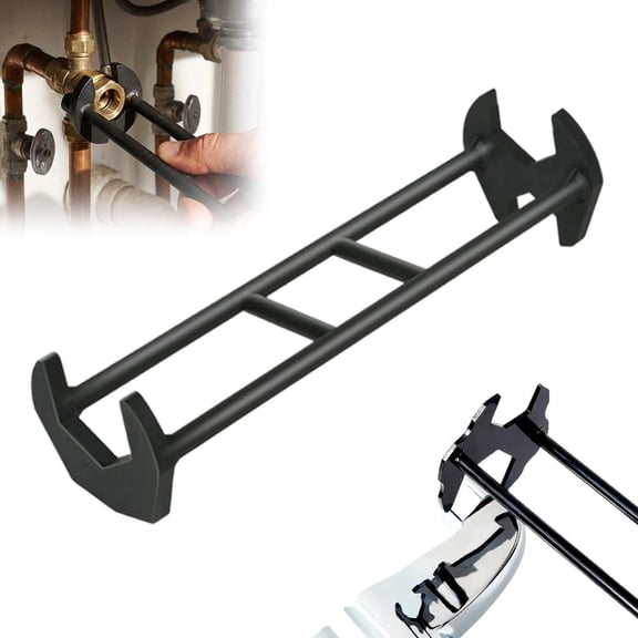 2026 Upgrade Sink Wrench Plumbing Tool, Multifunctional Sink Wrench, Kitchen Faucet Wrench Tool, Basin Wrench Set for Kitchen Bathroom, Tight Spaces Installation Removal Tools