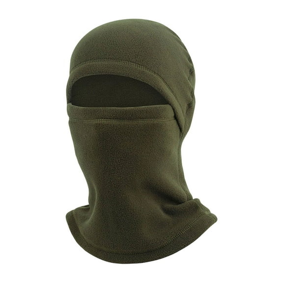 2026 Upgrade Unisex Balaclava Full Face Mask Fleece Windproof Neck Warm Winter Thermal Hood Ski Mask Army Green