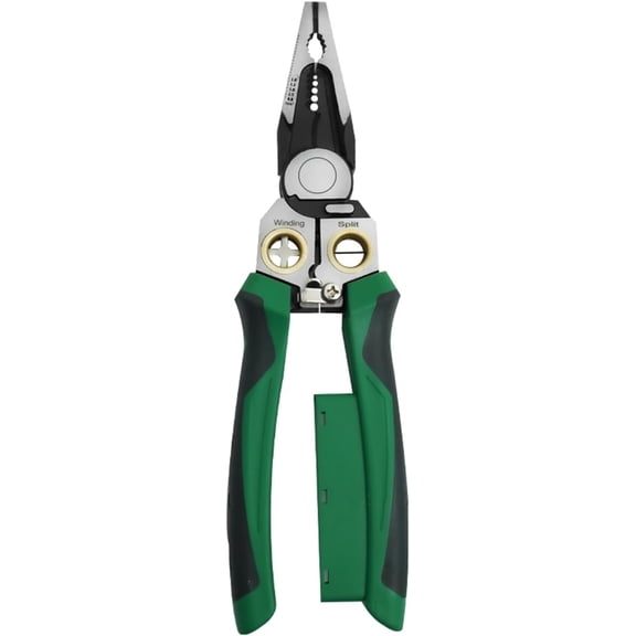 2026 Upgraded 8-in-1 Multi-Function Wire Stripper, 9 Inch Electrician Wire Stripping Pliers with Tester, and Crimping Tool, Heavy Duty Electrical Hand Tool for and Professional Use