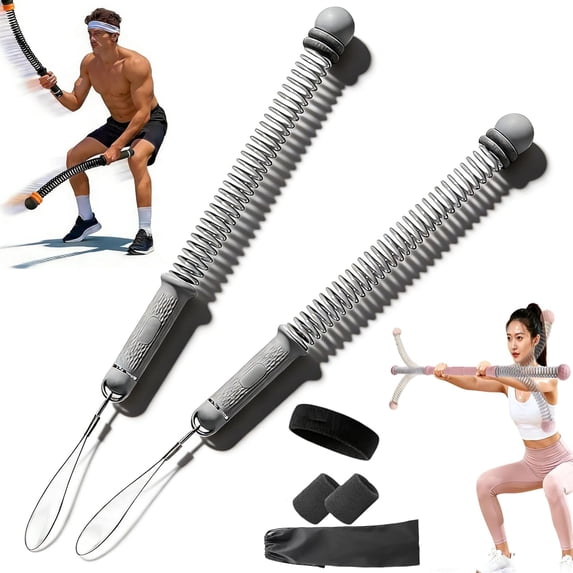 2026 Upgraded Adjustable Ropeless Battle Ropes, Portable Cordless ...