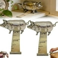 thumbnail image 1 of 2026 Upgraded Antique Pig Mini Tape Measure, Vintage Figural Brass Sewing Tape for Quilters, Crafters & Collectors, Cute Mini Brass Pig Retro Sewing Notion, Mini Tape Measure Gift (2PCS), 1 of 7