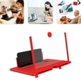 thumbnail image 1 of 2026 Upgraded Big Screen Phone Magnifier, HD Screen Expander, Foldable Phone Stand with Movie Screen Amplifier for Travel, Portable 3D Magnifying Screen(Red), 1 of 6