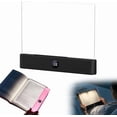 thumbnail image 1 of 2026 Upgraded Book Light, Rechargeable Clear LED Flat Book Lights for Reading in Bed at Night with 3 Colors & Timer, Dimmable Panel Plate Lamp Full Page Light, Gift for Readers Women Men, 1 of 4