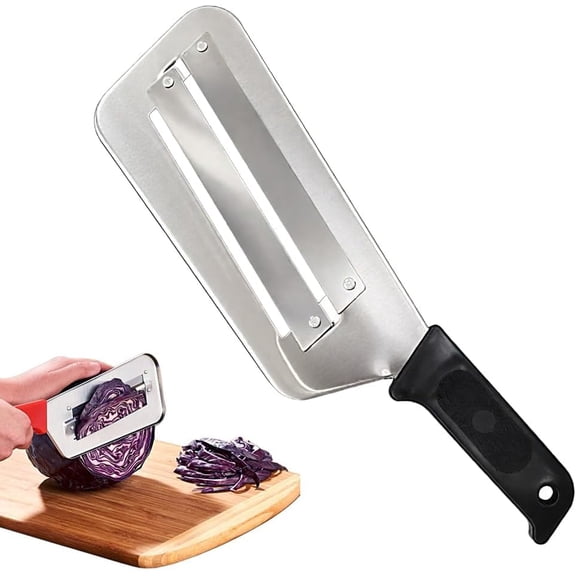 2026 Upgraded Cabbage Shredder, Stainless Steel Cabbage Slicer & Lettuce Shredder, Multipurpose Kitchen Tool for Vegetable and Fruit Preparation