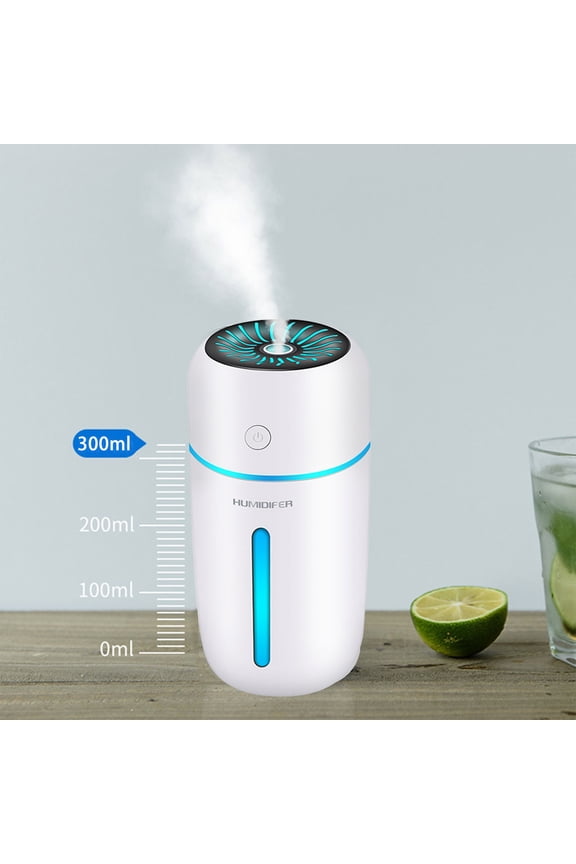2026 Upgraded Car USB Humidifier, Wireless Aromatherapy Nebulizer with 300ml Tank, Long-Lasting Mist, Essential Oil Diffuser for Home, Office, Car Travel, Relaxing Mist, Portable and Stylish