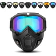 2026 Upgraded Detachable Full Face Goggle Mask – HD Anti-Fog Face ...
