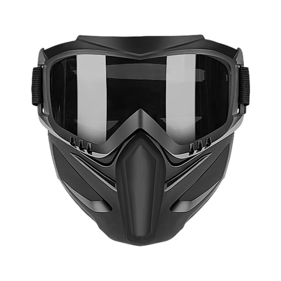 2026 Upgraded Detachable Full Face Goggle Mask