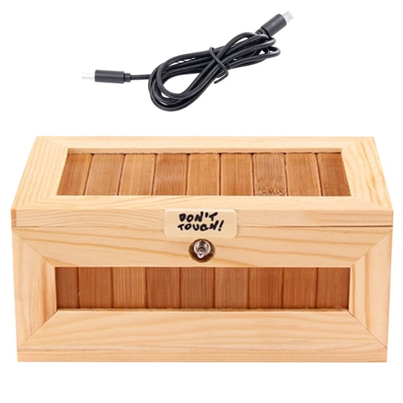 2026 Upgraded Don’t Touch This Useless Box! Electronic Gadget That Resets Itself – Fun, Weird & Addictive for All Ages (Style B,Large)