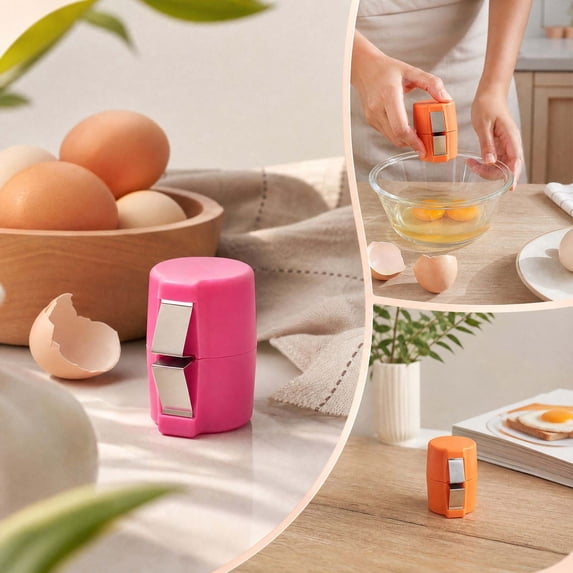 2026 Upgraded Egg Shell Opener,Egg Separator Egg Cracker Tool for Fresh Eggs