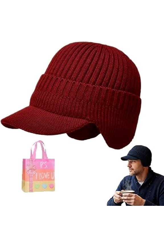 2026 Upgraded Elastic Warm Ear Protection Beanie - Cozy Knitted Winter Hat for Women Men  Z