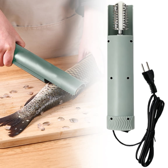 2026 Upgraded Electric Coconut Grater Machine, Efficient Handheld Coconut Scraper Peeler Shredder, Anti-Splashrotating Stainless Steel Fish Scale Peeler, with Non-slip Handle for Kitchen