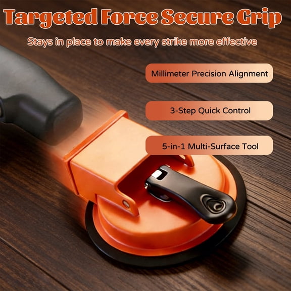 2026 Floor Gap Fixer Tool with Installation Hammer, Heavy-Duty Suction Cup Floor Gap Repair Kit with Adjustable Height Setter, Professional Leveling Tools for Vinyl, Wood & Laminate Flooring