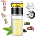 thumbnail image 1 of 2026 Upgraded Glass Tea Infuser, 3-in-1 Design Double Layer Borosilicate Glass Infuser Mug with Built-in Strainer for Tea Water Separation & Loose Leaf Brewing, 1 of 8