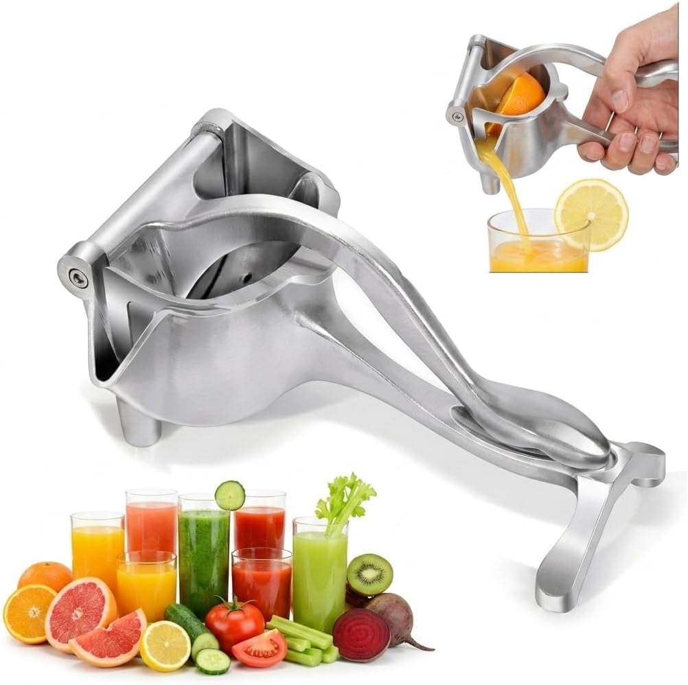 2026 Upgraded Heavy Duty Manual Hand Juicer Squeezer,【Premium Aluminum Alloy】Lemon Squeezer Press for Orange, Lime & Citrus Fruits