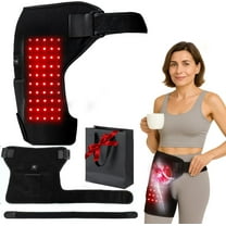 2026 Upgraded Hip Brace Red Light Therapy for Hip Pain, Hip Brace Sciatica Pain Relief Devices, Adjustable Hip Support Harness for Comfort & Mobility