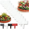 thumbnail image 1 of 2026 Upgraded Imitation Stone Garden Fence - DIY Garden Edging Border, Flexible Interlocking Landscape Edging, No Dig Small Decorative Lawn Edging, 1 of 5