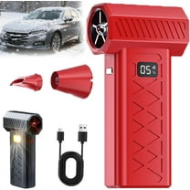 2026 Upgraded Led Turbo Snow Blower, Snowver Led Turbo Blower, 6 Gear Adjustable Super Power Turbo Breeze Electric HandheldBlower, for Car,Home,Keyboard,Computer