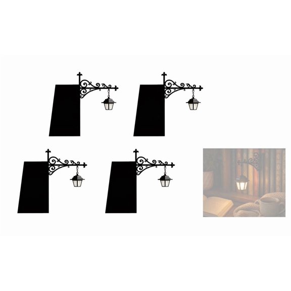2026 Upgraded Library Lantern - Decorative Bookshelf Lighting - Magic Reading Light for Bookworms, Portable Warm Glow Lamp, Fantasy Book Nook Accessory, Enchanting Home Decor (4PCS)