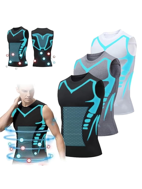 2026 Upgraded Men Compression Shirt,Four-way Elasticity, Tear-resistant and Pill-resistant, Moisture-wicking, Breathable and Dry,Infusing You with Vitality and Strength.