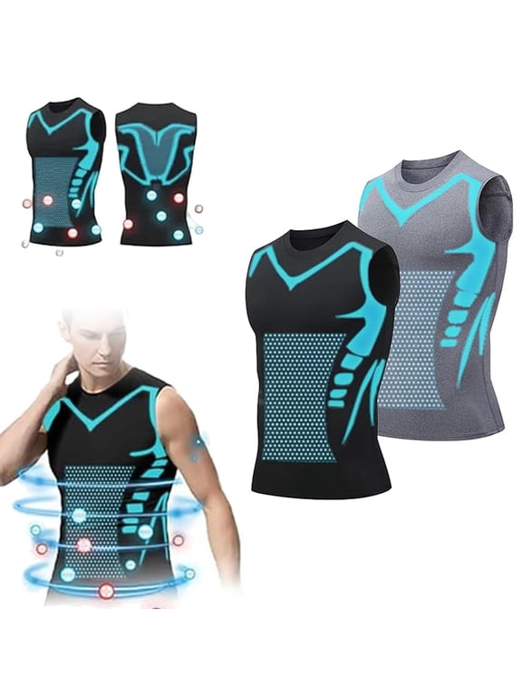 2026 Upgraded Men Compression Shirt,Four-way Elasticity, Tear-resistant and Pill-resistant, Moisture-wicking, Breathable and Dry,Infusing You with Vitality and Strength.