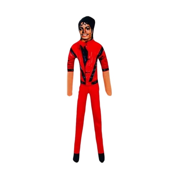 2026 Upgraded!Michael Plush Figure, 11" Funny Bendable Plush Figure, Ugly Pillow Style Poseable Doll Stuffed, Gift for MJ Fans