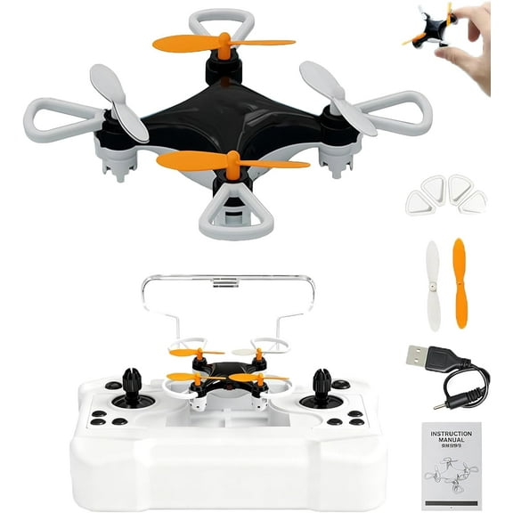 2026 Upgraded Mini Drone – Beginner-Friendly 4-Axis Remote Control Stunt Flyer with LED Light, Easy Stunt Flights & 360°Tricks, Suitable for All Ages