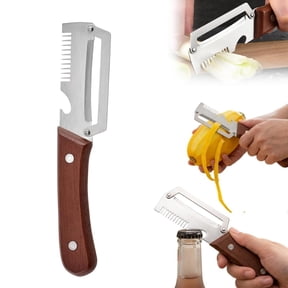 2026 Upgraded Multifunctional Vegetable Peeler, Stainless Steel Peeler, Easy Grip Kitchen Gadget for Home Cooking, Peeling Tool for Chef