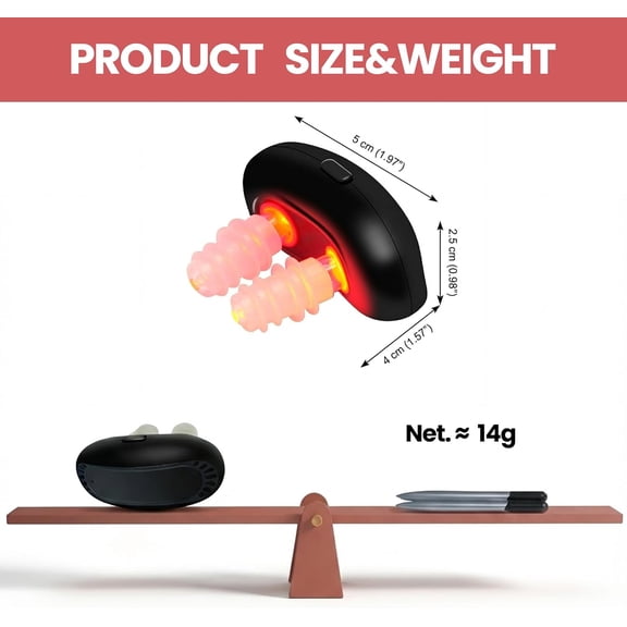 2026 Upgraded Portable Red Light Nose Care Device for Daily Wellness Lightweight Design with Comfortable Fit