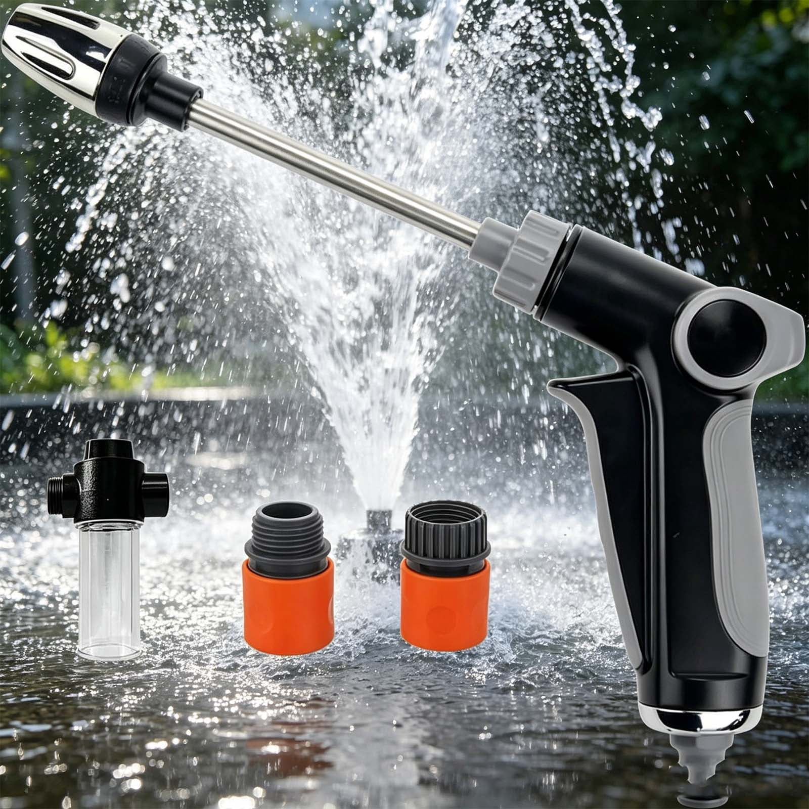 2026 Upgraded Pressure Washer, Turn Any Hose Into A High Pressure Water Cleaning Jet, Power Washer Hose Attachment for Garden Hose and Car Garden Yard Cleaning