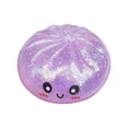 thumbnail image 1 of 2026 Upgraded Purple Holographic Glitter Dumpling Squishy Stress Ball, Sparkly Squeeze Fidget Toy, Soft Stretchy Decompression Dough for Anxiety Relief, Cute Novelty Sensory Toy for Kids and Adults, 1 of 7