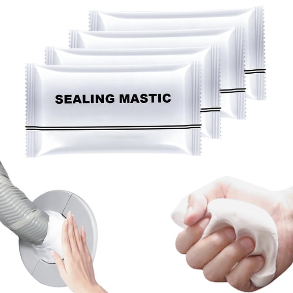 2026 Upgraded Repair Sealing Clay, Waterproof Sealant Mastic, Waterproof Seal Putty, Quick Mending Mud for Drain Connection, Wall Hole