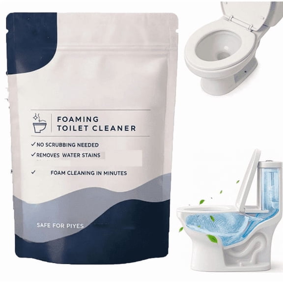 2026 Upgraded Restorabowl Foaming Cleaning Powder, Fast Dissolving Daily Toilet Cleaner with Fresh Scent, Fresh Scent Daily Care Powder, Safe for Pipes & Septic Tanks (1PC)