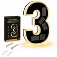 2026 Upgraded Solar House Numbers for Outside, Light Up Address Numbers ...