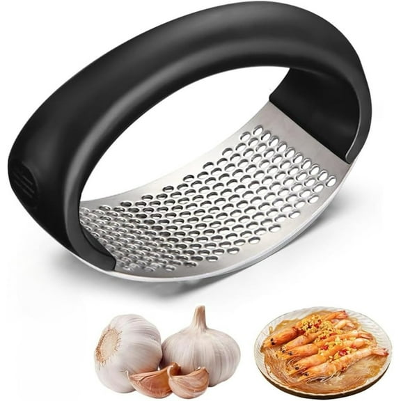 2026 Upgraded Stainless Steel Garlic Crusher - Garlic Crusher, Home Kitchen Utensils Portable Manual Garlic Crusher, Home & Kitchen Garlic Press