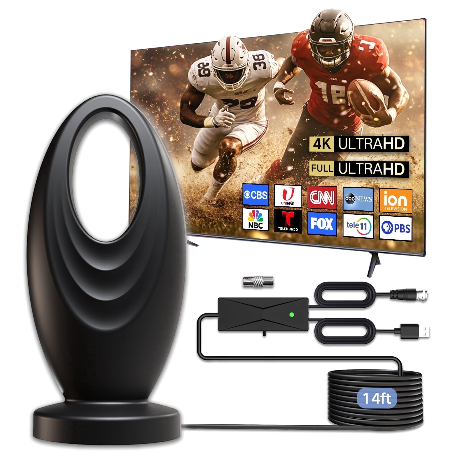 2026 Upgraded TV Antenna for Smart TV, Digital Antenna for Local ...