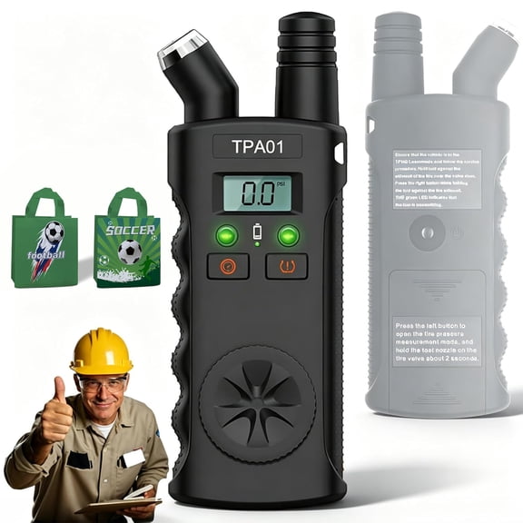 2026 Upgraded Tpa01 Digital Tpms Reset Gauge Tool, Tire Sensor Reset Tool with 150 Psi Digital Tire Pressure Gauge, for a Wide Range of Vehicle Models, Quick & Easy Reset in Minutes