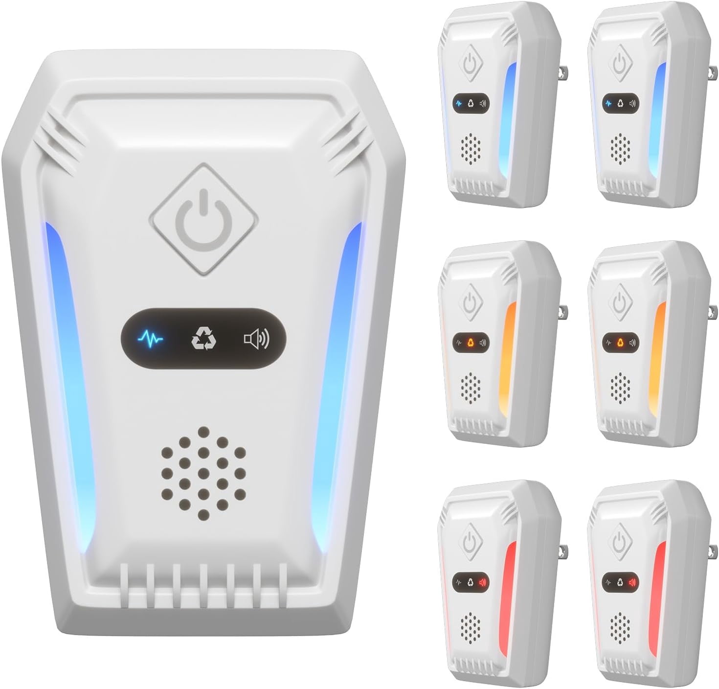2026 Upgraded Ultrasonic Pest Repeller Plug-In, 6-Pack Electronic Deterrent with 3 Modes, Home Protection for Mice, Bugs & Mosquitoes