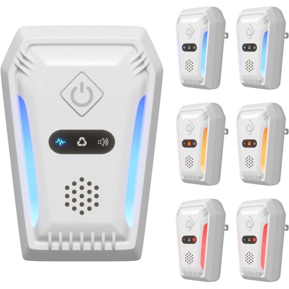 2026 Upgraded Ultrasonic Pest Repeller Plug-In, 6-Pack Electronic Deterrent with 3 Modes, Home Protection for Mice, Bugs & Mosquitoes