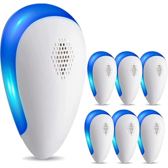 2026 Upgraded Ultrasonic Pest Repeller Plug In, Indoor Mosquito & Spider Acoustic Wave Plug, Electronic Pest Pro Plug In Deterrent for House, Home Kitchen, Garage (For Mice, Rodents, Bugs) - 6 Pack