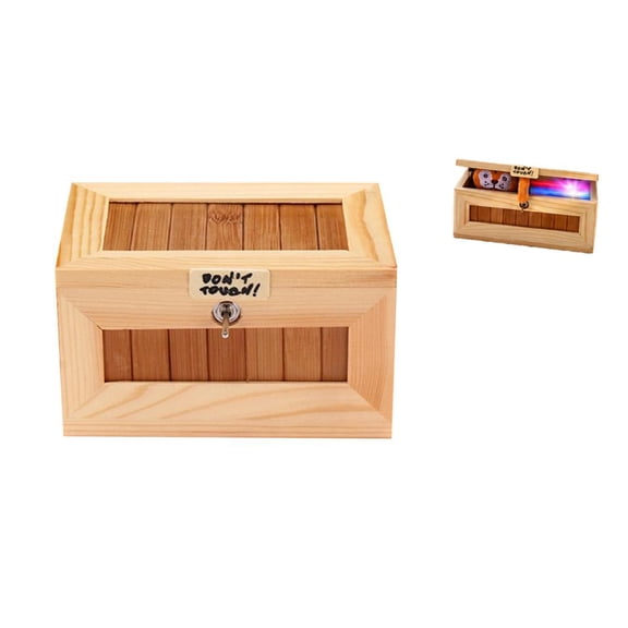2026 Upgraded Useless Box with Attitude – Cute Tiger Surprises Machine That Says “Leave Me Alone” | Funny Gag Gift for Friends & Home Decor (Style B,Small)