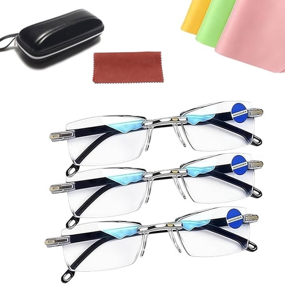 2026 Upgraded Vision Auto Adjusting Eye Glasses For Women/Men For Near And Far,Smart Hd Intelligent Dual Focus Glasses,Auto Intelligent Dual Focus Eye Glasses,Featherweight Frameless Comfort
